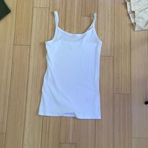 Basic white tank top